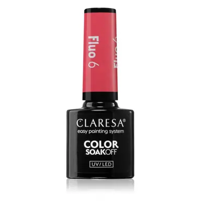 Claresa SoakOff UV/LED Color Fluo géles körömlakk árnyalat 6 5 g