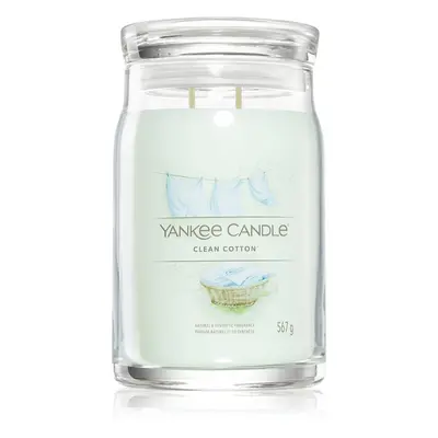 Yankee Candle Clean Cotton illatgyertya Signature 567 g