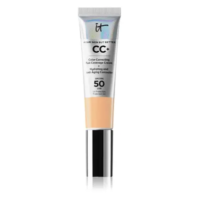 IT Cosmetics Your Skin But Better CC+ fedő hatású alapozó SPF 50+ hölgyeknek Neutral Medium 32 m