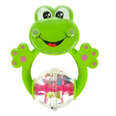 Bam-Bam Rattle csörgő Frogg 3m+ 1 db