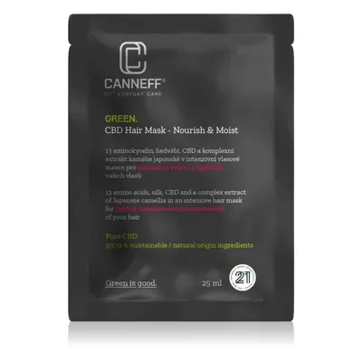 Canneff Green CBD Hair Mask regeneráló és hidratáló hajmaszk 25 ml