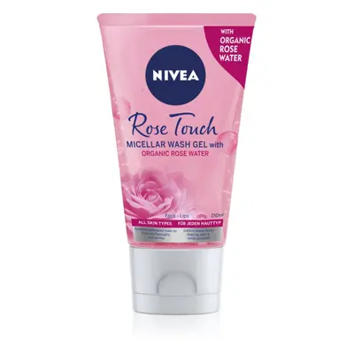 Nivea Rose Touch tisztító micellás gél 150 ml