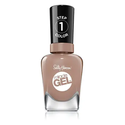 Sally Hansen Miracle Gel™ géles körömlakk UV/LED lámpa használata nélkül árnyalat 212 Mocha Me C