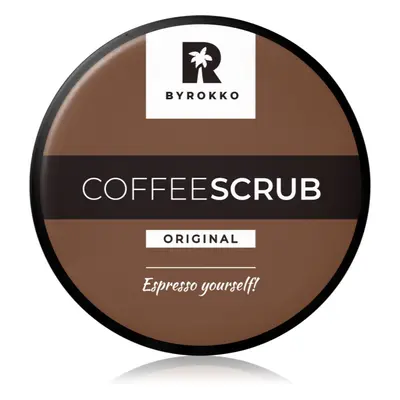 BYROKKO Coffee Scrub testpeeling cukorral 210 ml