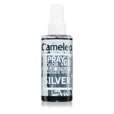 Delia Cosmetics Cameleo Spray & Go színező hajspray árnyalat Silver 150 ml