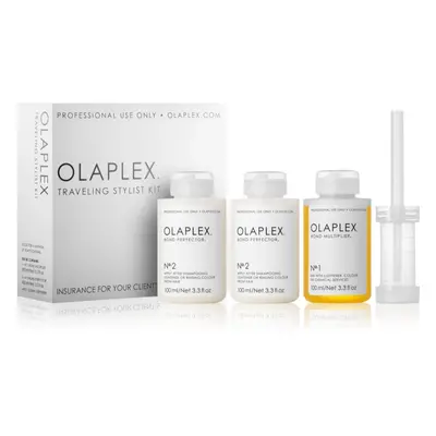 Olaplex Traveling Stylist Kit utazási készlet szőkített, festett és vegyileg kezelt hajra hölgye