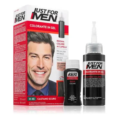 Just for Men Color Kit színező hajfesték uraknak H-45 Dark Brown 1 db