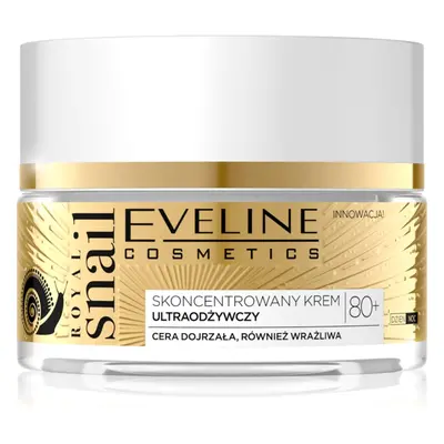 Eveline Cosmetics Royal Snail intenzíven tápláló krém a mély ráncokra 80+ 50 ml