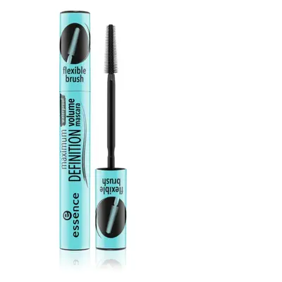 Essence Maximum DEFINITION vízálló és tömegnövelő szempillaspirál árnyalat Black 8 ml