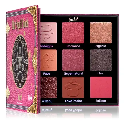 Rude Cosmetics The Spell Book szemhéjfesték paletta árnyalat Lust 10.8 g