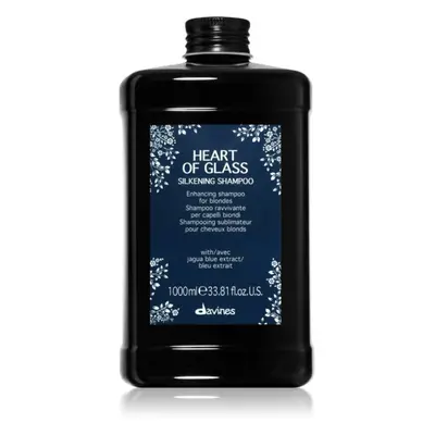 Davines Heart of Glass Silkening Shampoo finom állagú tisztító sampon szőke hajra 1000 ml