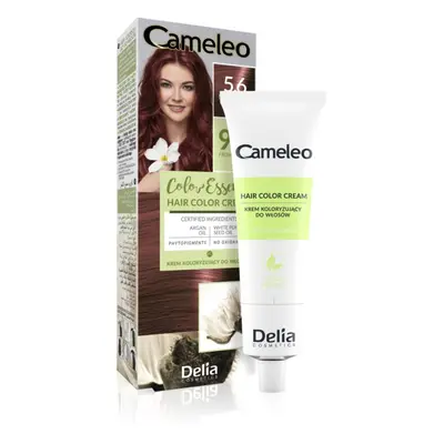 Delia Cosmetics Cameleo Color Essence hajfesték tubusban árnyalat 5.6 Mahogany Brown 75 g