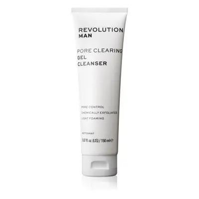 Revolution Man Pore Clearing tisztító gél hidratálja a bőrt és minimalizálja a pórusokat 150 ml