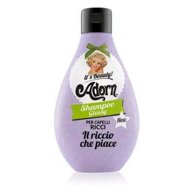 Adorn Glossy Shampoo sampon hullámos és göndör hajra a hullámos és göndör haj fényéért Shampoo G