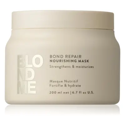 Schwarzkopf Professional Blondme Bond Repair Nourishing Mask intenzíven tápláló maszk 200 ml