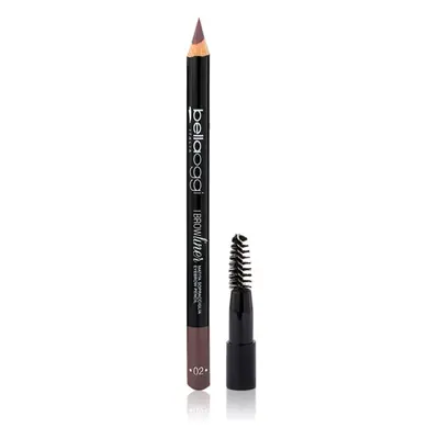 bellaoggi I Brow Liner szemöldök ceruza kefével árnyalat Brown 1,1 g