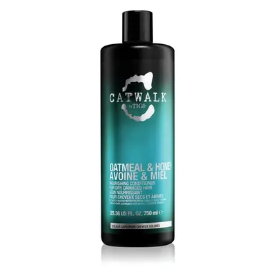 TIGI Catwalk Oatmeal & Honey tápláló kondícionáló száraz és sérült hajra 750 ml