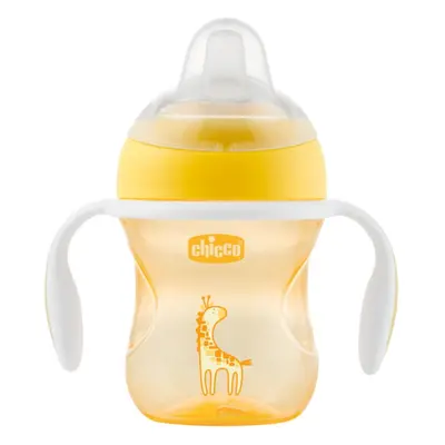 Chicco Transition Cup Yellow bögre fogantyúval 4 m+ 200 ml