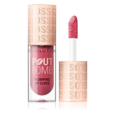 Makeup Revolution Pout Bomb ajakfény nagyobbító hatás árnyalat 4.6 ml