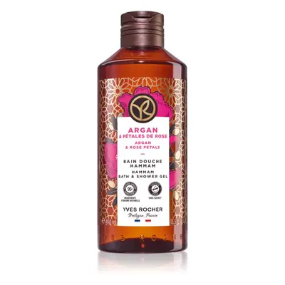 Yves Rocher Bain de Nature tusoló- és fürdőgél Argan & Petal Rose 400 ml