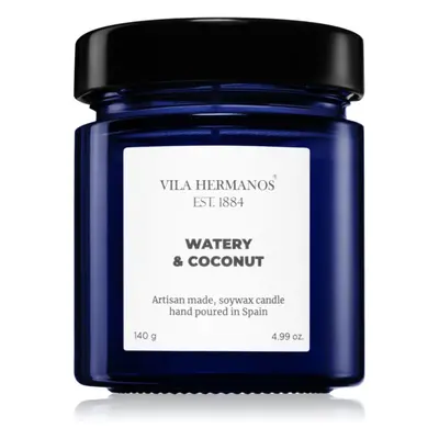 Vila Hermanos Apothecary Cobalt Blue Watery & Coconut illatgyertya 140 g