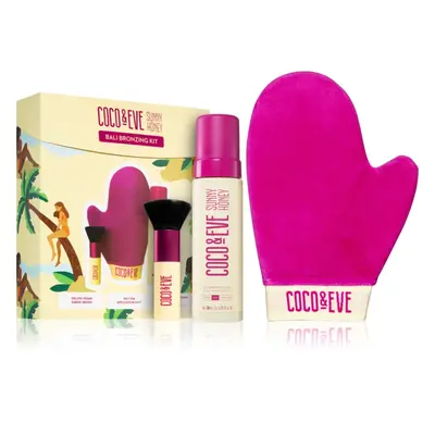 Coco & Eve Sunny Honey Bali Bronzing Kit szett a tökéletes barnuláshoz Dark