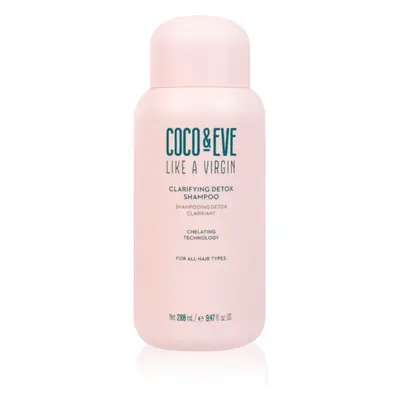 Coco & Eve Like A Virgin Clarifying Detox Shampoo mélyen tisztító sampon méregtelenítő hatással 