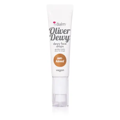 theBalm Oliver Dewy Face Drops folyékony bőrélénkítő árnyalat Sun-Kissed 28 ml