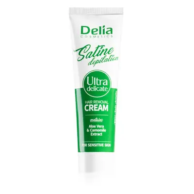 Delia Cosmetics Satine Depilation Ultra-Delicate szőrtelenítő krém az érzékeny bőrre