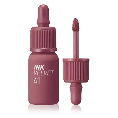 peripera Ink Velvet bársonyos rúzs árnyalat 41 Cool Off Rosy 4 g