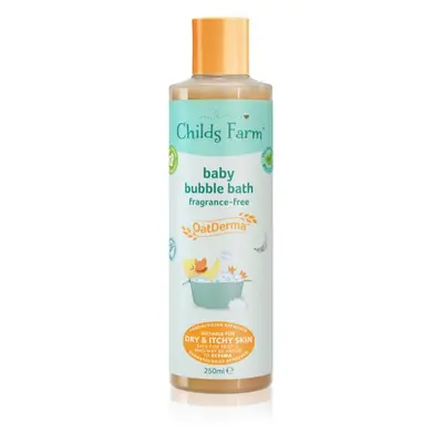 Childs Farm OatDerma Baby Bubble Bath buborékos fürdő és tisztító gél parfümmentes gyermekeknek 