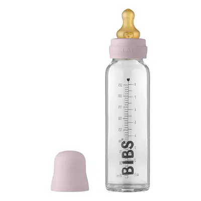 BIBS Baby Glass Bottle 225 ml cumisüveg Dusky Lilac 225 ml