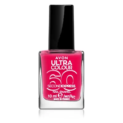 Avon Ultra Colour 60 Second Express gyorsan száradó körömlakk árnyalat Fun N Fuchsia 10 ml