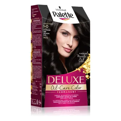 Schwarzkopf Palette Deluxe tartós hajfesték árnyalat 1-0 (900) Deep Natural Black 1 db