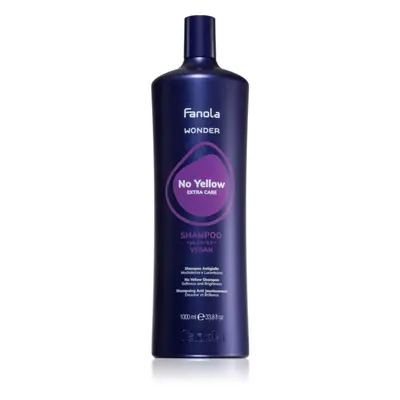 Fanola Wonder No Yellow Extra Care Shampoo sampon a sárga tónusok neutralizálására 1000 ml