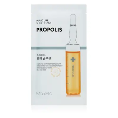 Missha Mascure Propolis tápláló gézmaszk érzékeny és irritált bőrre 28 ml