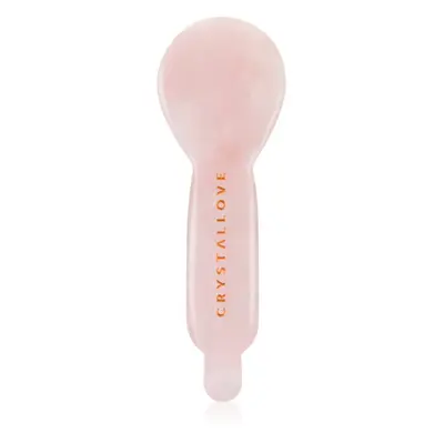 Crystallove Rose Quartz Spoon Eye Gua Sha masszázs eszköz szemkörnyékre 1 db