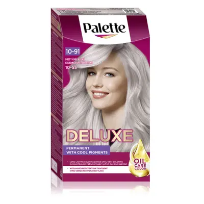 Schwarzkopf Palette Deluxe tartós hajfesték árnyalat 10-91 (10-55) Dusty Cool Blonde 1 db