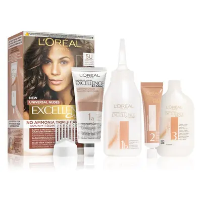 L’Oréal Paris Excellence Universal Nudes tartós hajfesték árnyalat 5U 1 db