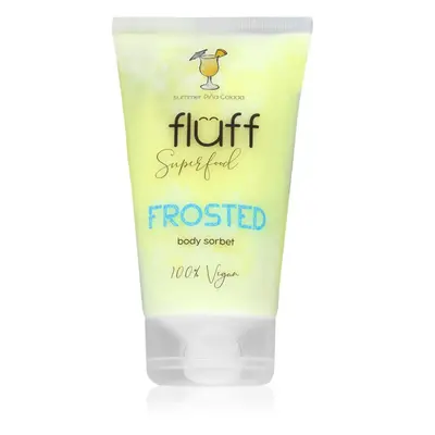 Fluff Superfood Frosted könnyű hidratáló krém testre Summer Piňa Colada 150 ml