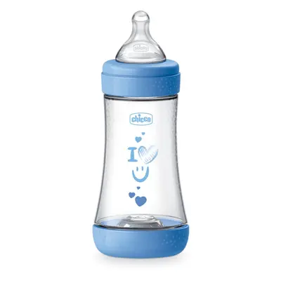 Chicco Perfect 5 cumisüveg 2 m+ Medium Flow Blue 240 ml