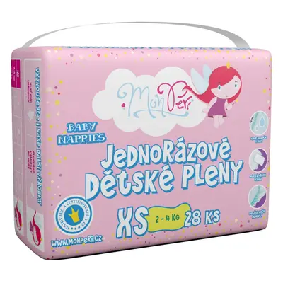 MonPeri Klasik Size XS eldobható pelenkák 2-4 kg 28 db