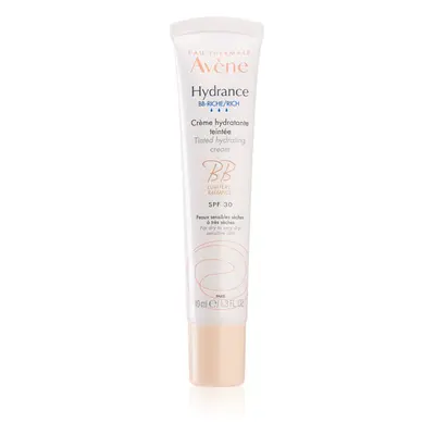 Avène Hydrance BB Rich Tinted Hydrating Cream hidratáló krém tonizáló SPF 30 40 ml