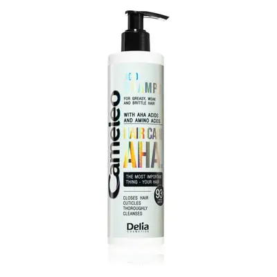 Delia Cosmetics Cameleo AHA sampon a gyenge és sérült hajra A.H.A.-val (Alpha Hydroxy Acids) 250