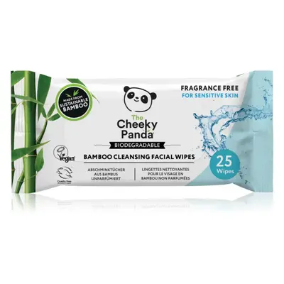 Cheeky Panda Bamboo Cleansing Facial Wipes nedves tisztító törlőkendők az érzékeny arcbőrre 25 d