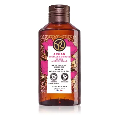 Yves Rocher Bain de Nature tusoló- és fürdőgél Argan & Rose Petals 200 ml