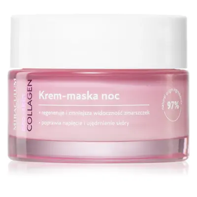 Miraculum Collagen Pro-Skin éjszakai krémes maszk a ráncok ellen 50 ml