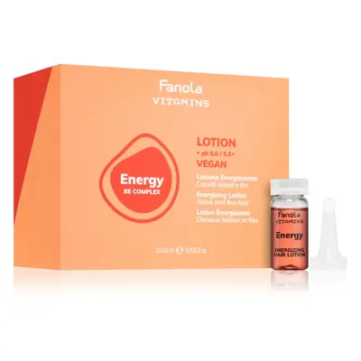 Fanola Vitamins Energizing Lotion energizáló szérum a ritkuló hajra 12x10 ml