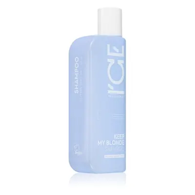 Natura Siberica ICE Professional Keep My Blonde sampon a sárga tónusok neutralizálására szőkítet