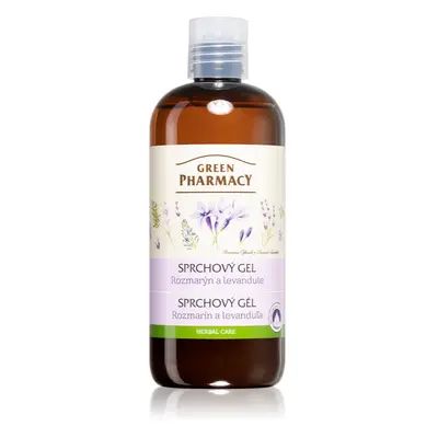 Green Pharmacy Rosemary & Lavender Shower Gel ápoló tusoló gél 500 ml